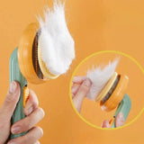 Pumpkin Pet Brush - Self-Cleaning Slicker Comb for Cats & Dogs | Grooming Tool for Easy Fur Care” Pumpkin Pet Brush - Self-Cleaning Slicker Comb for Cats & Dogs | Grooming Tool for Easy Fur Care”