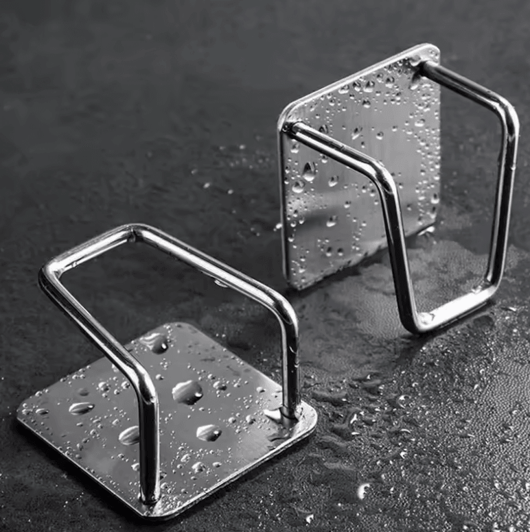 1PC Stainless Steel Sink Sponge Holder – Self-Adhesive Drying Rack & Kitchen Organizer 1PC Stainless Steel Sink Sponge Holder – Self-Adhesive Drying Rack & Kitchen Organizer