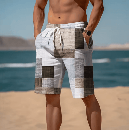 2025 Men’s Hawaiian Beach Shorts – Quick-Dry, Colorful & Stylish
