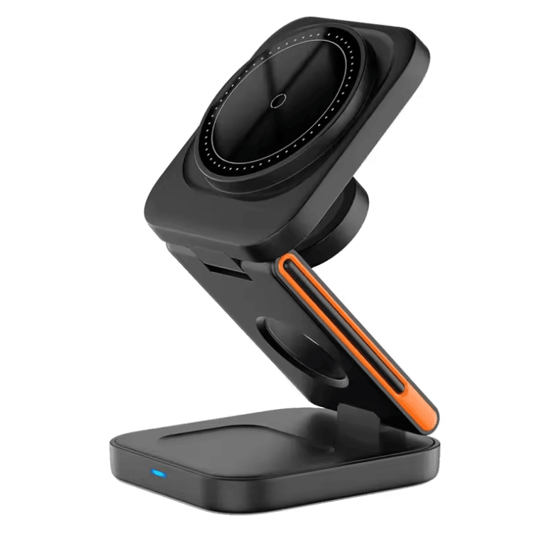 30W 3-in-1 Foldable Charging Station – Fast Magnetic Wireless Charger Stand for iPhone 15/14/13/12, Apple Watch 8/7/6 & AirPods Pro 30W 3-in-1 Foldable Charging Station – Fast Magnetic Wireless Charger Stand for iPhone 15/14/13/12, Apple Watch 8/7/6 & AirPods Pro