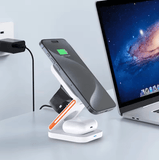 30W 3-in-1 Foldable Charging Station – Fast Magnetic Wireless Charger Stand for iPhone 15/14/13/12, Apple Watch 8/7/6 & AirPods Pro 30W 3-in-1 Foldable Charging Station – Fast Magnetic Wireless Charger Stand for iPhone 15/14/13/12, Apple Watch 8/7/6 & AirPods Pro
