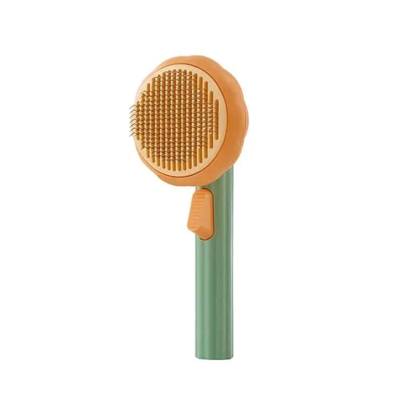 Pumpkin Pet Brush - Self-Cleaning Slicker Comb for Cats & Dogs | Grooming Tool for Easy Fur Care” Pumpkin Pet Brush - Self-Cleaning Slicker Comb for Cats & Dogs | Grooming Tool for Easy Fur Care”
