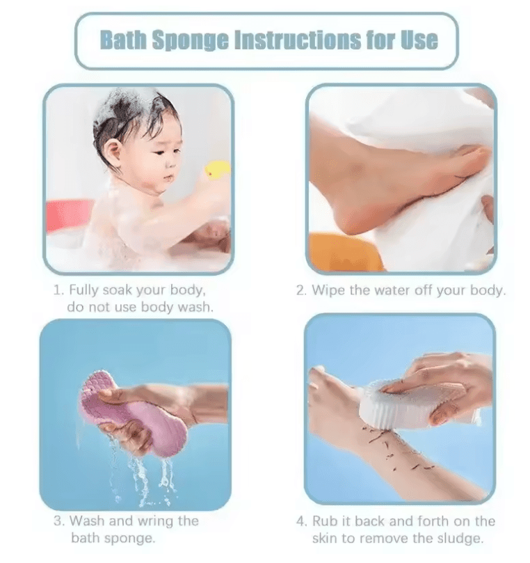 3D Magic Exfoliating Sponge – Gentle Bath Brush for Kids & Adults 3D Magic Exfoliating Sponge – Gentle Bath Brush for Kids & Adults