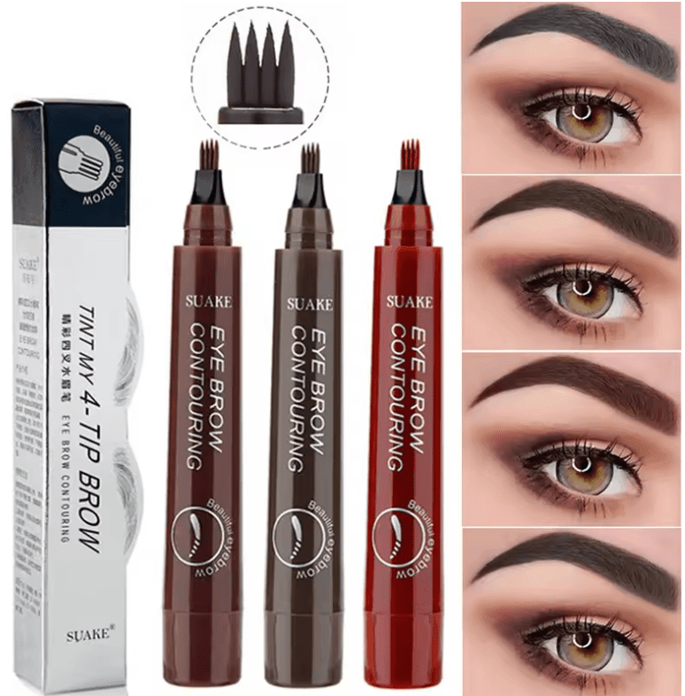 🌟 4-Point Waterproof Eyebrow Pencil – Long-Lasting Liquid Brow Pen for Perfect Brows 🌟 4-Point Waterproof Eyebrow Pencil – Long-Lasting Liquid Brow Pen for Perfect Brows