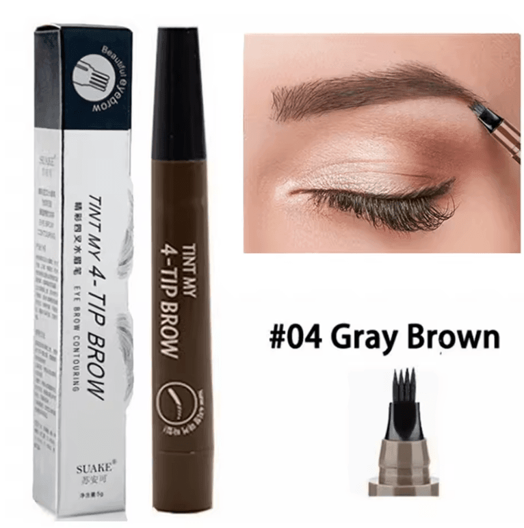 🌟 4-Point Waterproof Eyebrow Pencil – Long-Lasting Liquid Brow Pen for Perfect Brows 🌟 4-Point Waterproof Eyebrow Pencil – Long-Lasting Liquid Brow Pen for Perfect Brows
