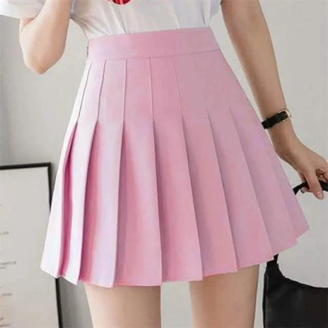 Women’s Korean Pleated Mini Skirt Shorts – High-Waist Kawaii Style for Ladies Women’s Korean Pleated Mini Skirt Shorts – High-Waist Kawaii Style for Ladies