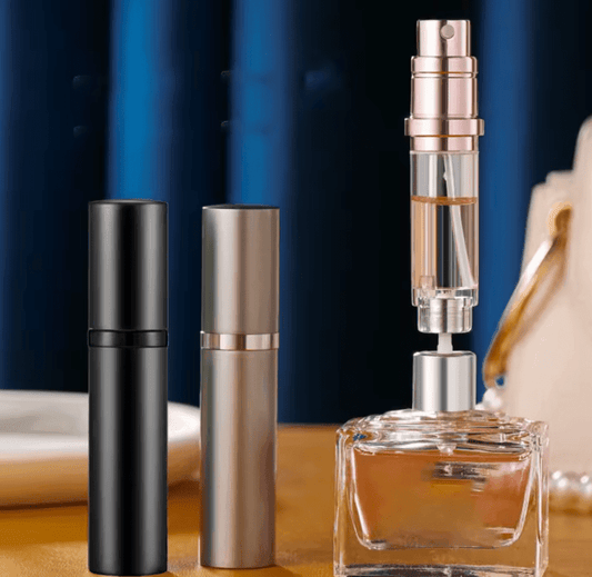 5ml Portable Perfume Atomizer – Refillable Mini Aluminum Spray Bottle for Cosmetics & Travel