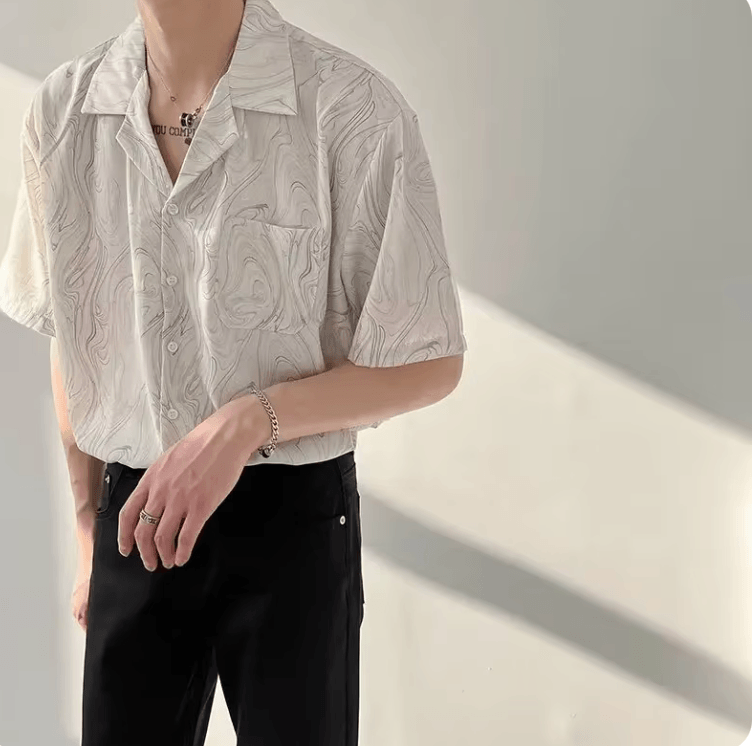 Vintage Loose-Fit Cuban Beach Shirt | Men’s & Couples Floral Design Vintage Loose-Fit Cuban Beach Shirt | Men’s & Couples Floral Design