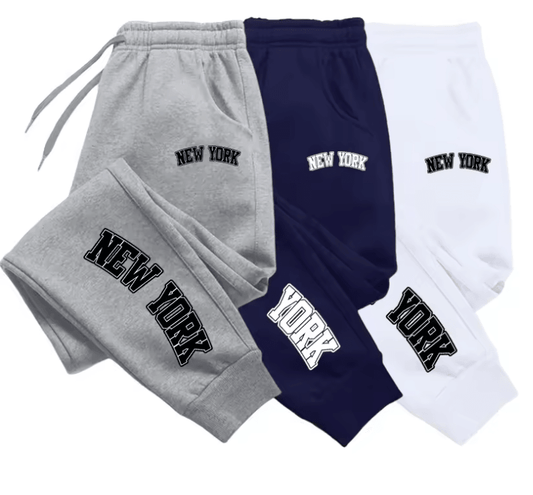 2025 New York Sweatpants for Men & Women | High-Quality Casual Jogging Pants