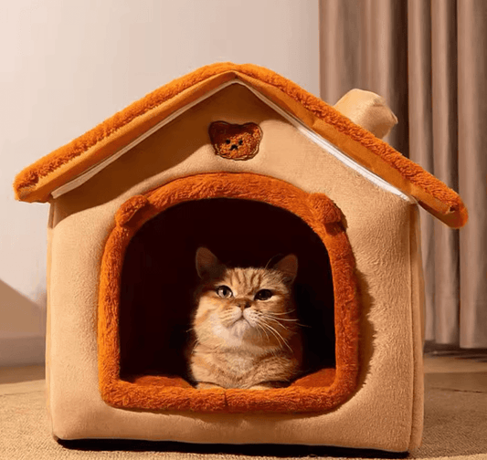 Thickened Pet Warm House Cat And Dog House Winter Warm Universal For All Seasons Detachable And Washable Cute New Comfortable