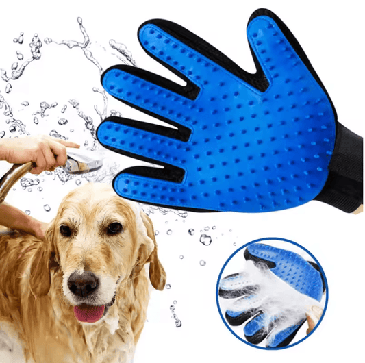 Pet Hair Glove Comb - Deshedding & Grooming Glove for Dogs & Cats