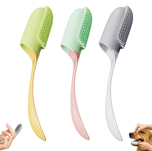 Dog & Cat Finger Toothbrush | Silicone Oral Care Cleaning Tool