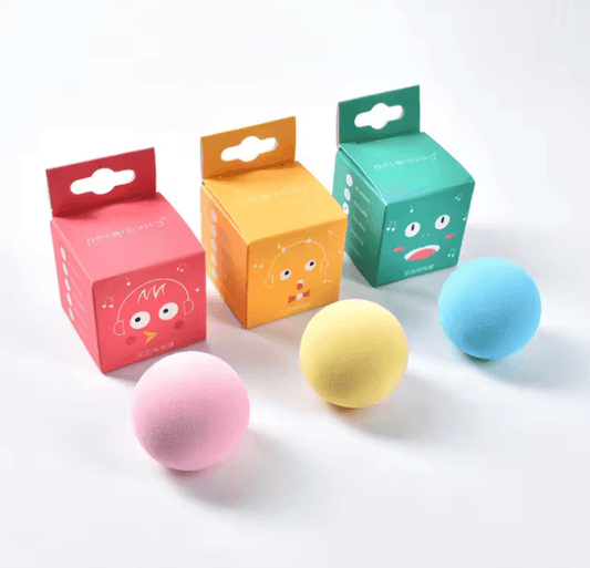 Interactive Smart Cat Toy | Electric Plush Ball with Catnip & Sound