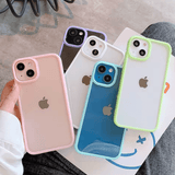 Candy Shockproof Silicone Bumper Case – Transparent Protective Back Cover for iPhone Candy Shockproof Silicone Bumper Case – Transparent Protective Back Cover for iPhone