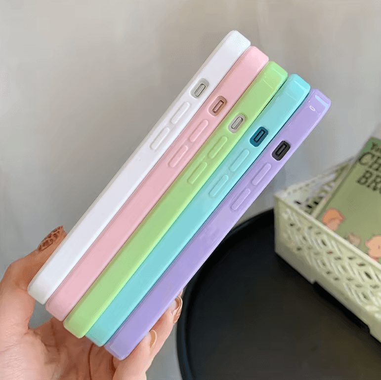 Candy Shockproof Silicone Bumper Case – Transparent Protective Back Cover for iPhone Candy Shockproof Silicone Bumper Case – Transparent Protective Back Cover for iPhone