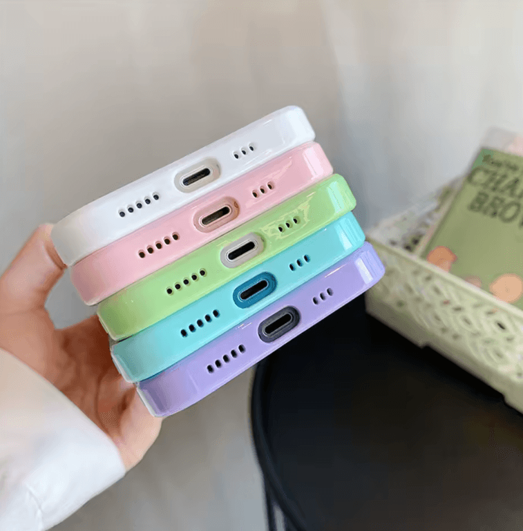 Candy Shockproof Silicone Bumper Case – Transparent Protective Back Cover for iPhone Candy Shockproof Silicone Bumper Case – Transparent Protective Back Cover for iPhone