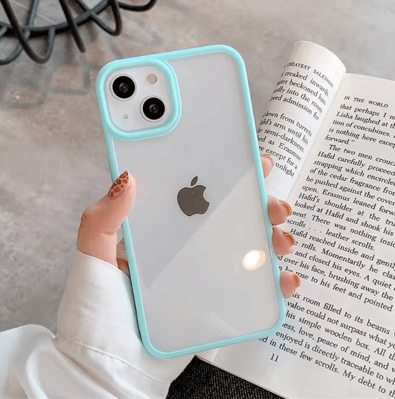 Candy Shockproof Silicone Bumper Case – Transparent Protective Back Cover for iPhone Candy Shockproof Silicone Bumper Case – Transparent Protective Back Cover for iPhone