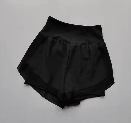 Women’s 2-in-1 Sports Shorts – Quick-Dry, Breathable & High-Waist for Yoga & Running