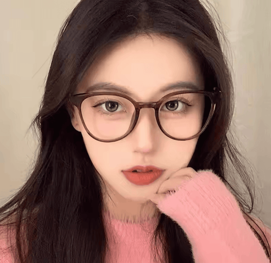 Transparent Computer Glasses for Women & Men – Anti Blue Light Round & Square Eyewear Blocking Glasses