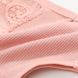 FINETOO 3PCS Women’s Cotton Lace Thongs – Low Waist Sexy G-String Panties, Solid Color Breathable Bikini Lingerie FINETOO 3PCS Women’s Cotton Lace Thongs – Low Waist Sexy G-String Panties, Solid Color Breathable Bikini Lingerie