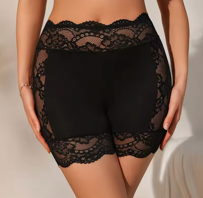1PCS Women’s Summer Safety Shorts – Thin Lace Mesh High Waist Panties, Seamless Anti-Chafing Underwear for Plus Size Women 1PCS Women’s Summer Safety Shorts – Thin Lace Mesh High Waist Panties, Seamless Anti-Chafing Underwear for Plus Size Women