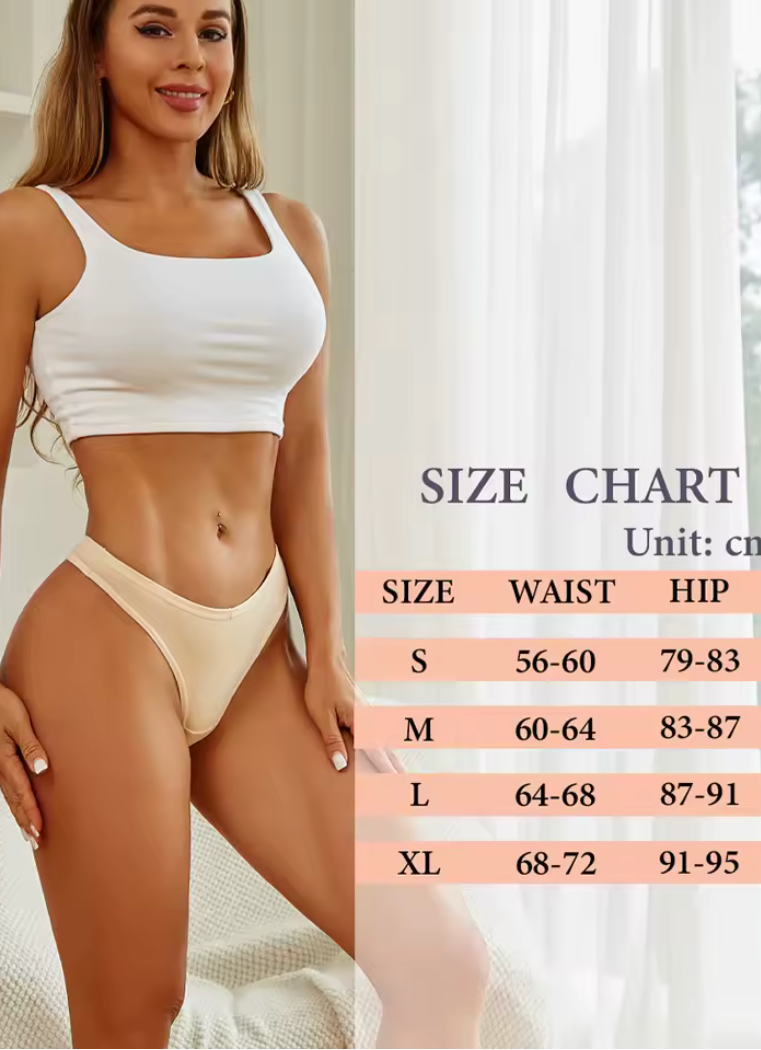 6PCS Women’s Seamless Cotton Thongs – Low Waist Breathable G-String Panties, Soft Comfortable Sport Lingerie Underwear Set 6PCS Women’s Seamless Cotton Thongs – Low Waist Breathable G-String Panties, Soft Comfortable Sport Lingerie Underwear Set
