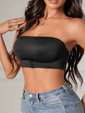Women’s Strapless Front-Button Bralette – Wireless Seamless Tube Top Bra, Invisible Anti-Exposure Lingerie, Comfortable & Sexy Underwear Women’s Strapless Front-Button Bralette – Wireless Seamless Tube Top Bra, Invisible Anti-Exposure Lingerie, Comfortable & Sexy Underwear