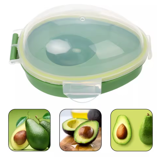 Avocado Preservation Box – Multi-Purpose Plastic Storage Container with Flip Cover | Dishwasher Safe, Reusable & Kitchen-Friendly