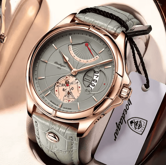 Luxury Fashion Men’s Quartz Chronograph Watch – Top Brand Sport Wristwatch with Date Display, Stylish Business Casual Male Clock Relogio Masculino