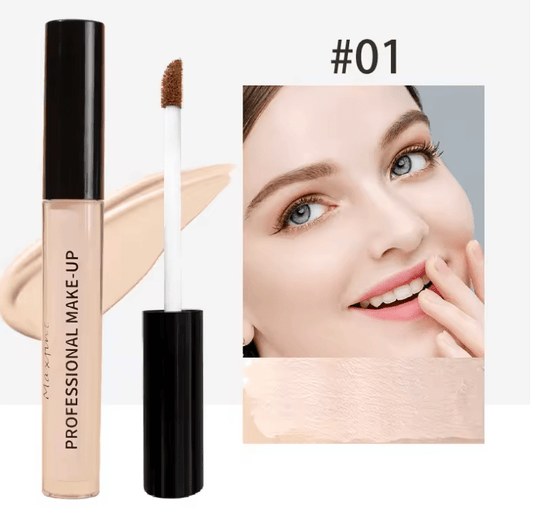 Full-Coverage Liquid Concealer – Matte, Waterproof & Long-Lasting – Oil-Control, Moisturizing Formula for Flawless Face Makeup