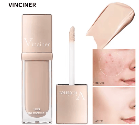 VINCINER 6-Color Concealer Palette – 16H Long-Lasting, Lightweight Cream Formula – Moisturizing, Oil-Control, Color Correcting & Skin Brightening Face Makeup