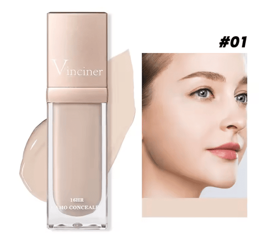VINCINER 6-Color Concealer Palette – 16H Long-Lasting, Lightweight Cream Formula – Moisturizing, Oil-Control, Color Correcting & Skin Brightening Face Makeup