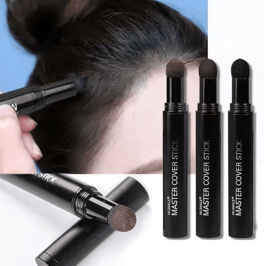 Hairline Repair Stick Pen – Instant Root Touch-Up for Thinning Hair & Hairline Coverage – Natural Black Hair Shadow Powder Filler Pen for Men & Women