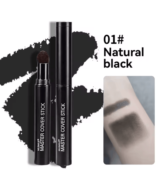 Hairline Repair Stick Pen – Instant Root Touch-Up for Thinning Hair & Hairline Coverage – Natural Black Hair Shadow Powder Filler Pen for Men & Women