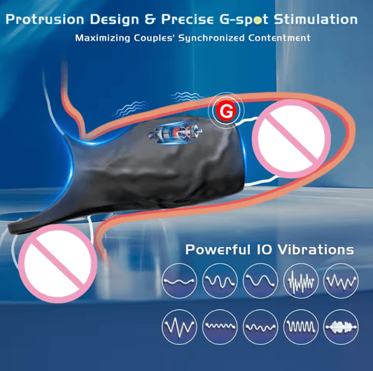 HESEKS Reusable Penis Extension Sleeve with Vibrator – Cock Cover for Men – Delay Ejaculation & Length Enhancer Condom Toy