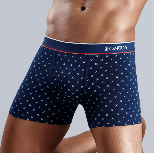 Cotton Printed Men’s Boxer Shorts – Sexy Underpants, Plus Size Men’s Panties, Comfortable Caleçon Homme Style Underwear