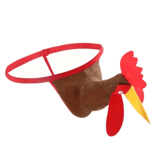 Men’s Rooster G-String Thong – Funny Novelty Animal Underwear | Breathable, Comfortable Fit