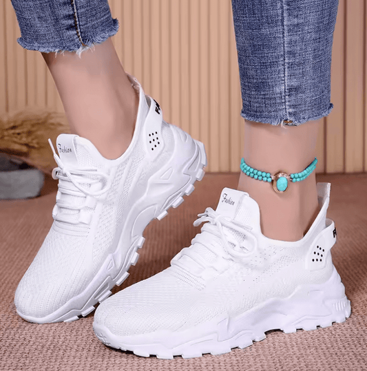 2025 Women’s Breathable Mesh Sneakers – Lightweight Outdoor Sports Shoes for Summer | Clearance Deal