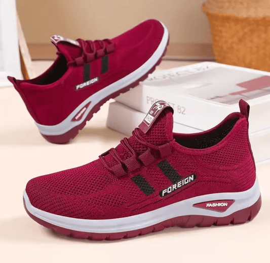 Women’s Breathable Mesh Summer Sneakers – Lightweight Anti-Slip Casual Shoes with Soft Sole | Ladies Sale Footwear
