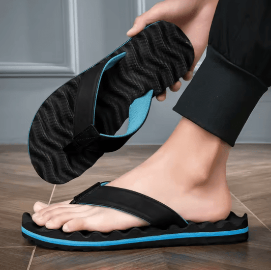 2025 Men’s Massage Flip Flops – Soft EVA Summer Beach Slippers