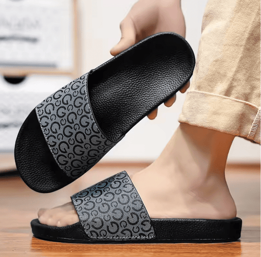 Men’s Fashion Slippers & Slides – Printed Outdoor Beach Sandals