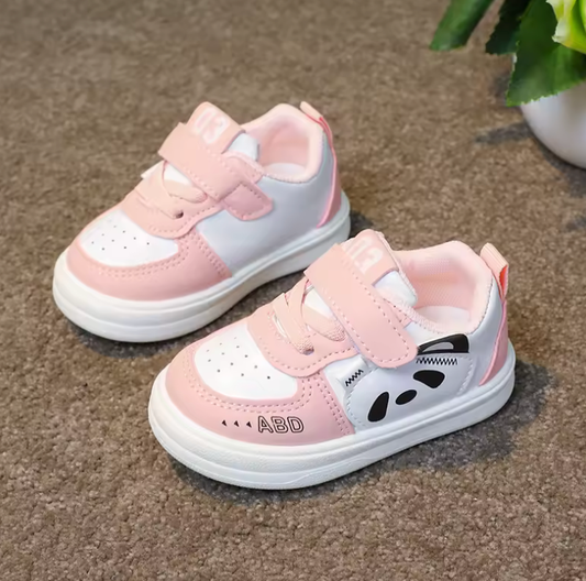 Kids Baby Sneakers – PU Leather Non-Slip Soft Running Shoes for Boys & Girls | Comfortable Toddler Sports Footwear