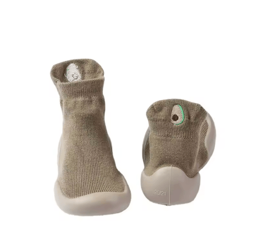 Fruit Pattern Baby Floor Socks – Non-Slip Cartoon Toddler Shoes with Breathable Cotton Sole for Boys & Girls