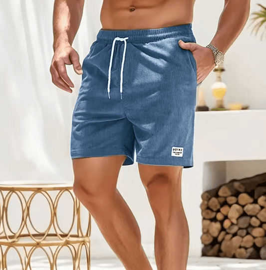 Men’s Corduroy Casual Shorts – Summer Belted Sport Pants