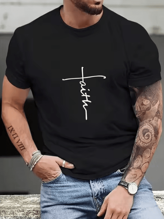 Manfinity Homme Men’s Graphic T-Shirt – Casual Short Sleeve Top for All Seasons