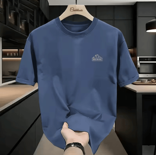 Men’s Slim Fit Cotton T-Shirt – Soft Breathable Summer Tee for Daily Wear – Casual Streetwear Style Short Sleeve Top – Lightweight Half Sleeve Shirt – Couple Matching Outfit