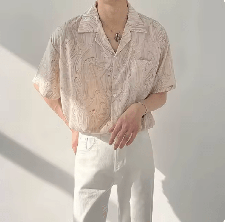 Vintage Loose-Fit Cuban Beach Shirt | Men’s & Couples Floral Design Vintage Loose-Fit Cuban Beach Shirt | Men’s & Couples Floral Design