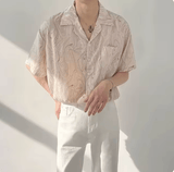 Vintage Loose-Fit Cuban Beach Shirt | Men’s & Couples Floral Design Vintage Loose-Fit Cuban Beach Shirt | Men’s & Couples Floral Design