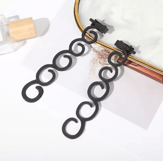 2-Piece Girls Side Braid Hair Clips | Wavy Twist Hairpin Tool