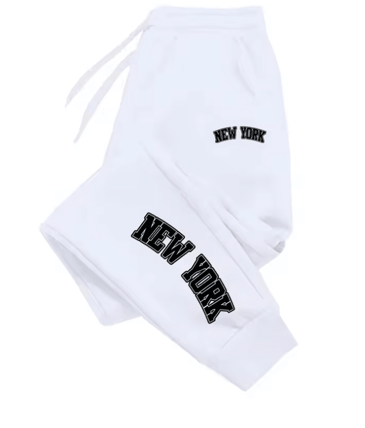 2025 New York Sweatpants for Men & Women | High-Quality Casual Jogging Pants